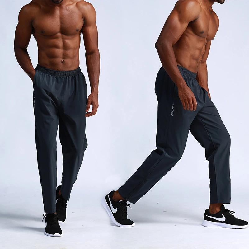 Wholesale Dry Fit Windbreaker Track Pants Sport Running Jogger Wide Leg Men Pants Summer