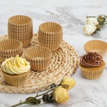 Naturally Colored Cupcake Liners and Wrappers for Baking Cakes, Muffins, and Candies