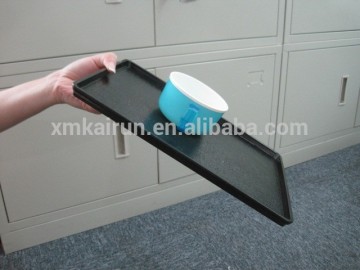 Airline Anti-skid Meal Tray,Plastic Anti-skid Tray with silicone pads
