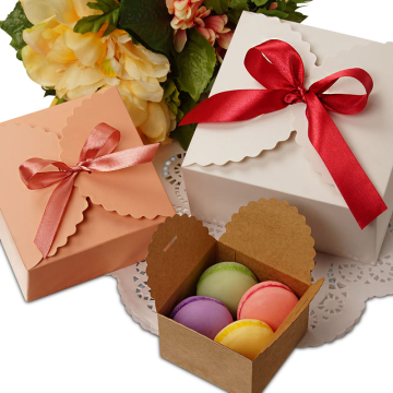 Luxury small paper wedding favors candy box