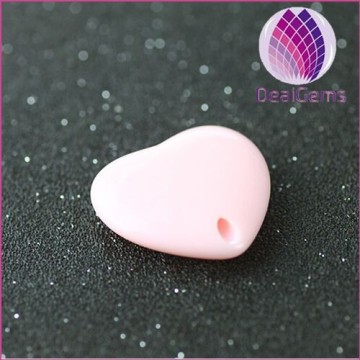24.2x26x8.2mm heart mix color acrylic loose beads