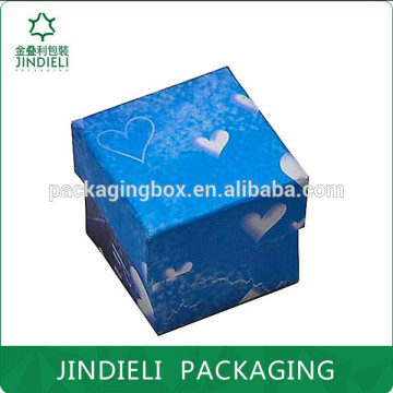 blue fashion jewelry ring box packing