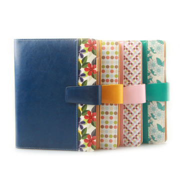 Premium A5 Leather Ring Binder - Loose-Leaf Organizer