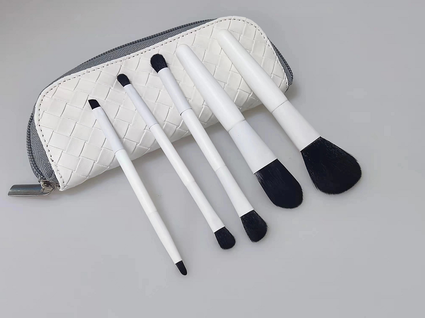 YC167 Professional Double Head Makeup Brush Set 5pcs OEM Your Private Logo for Free