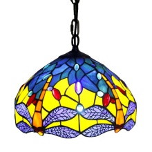 LongHuiJing Dragonfly Tiffany Style Hanging Lamps