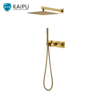 Thermostatic concealed shower valve