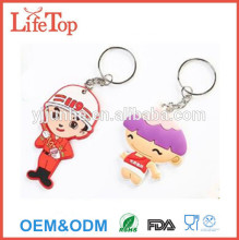OEM Promotional Gift PVC Figural Key Ring