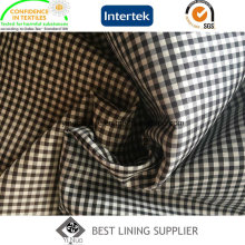 Klassische kleine Check Muster Anzug Jacke Mantel Liner Futter China Hersteller