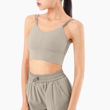 Kamisol Yoga Tank Top dengan Bra untuk Wanita