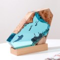 Văn phòng sáng tạo Máy tính để bàn Ocean Art Resin Trang trí