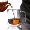 New Designed Double Wall Pyrex Glass Coffee Cup