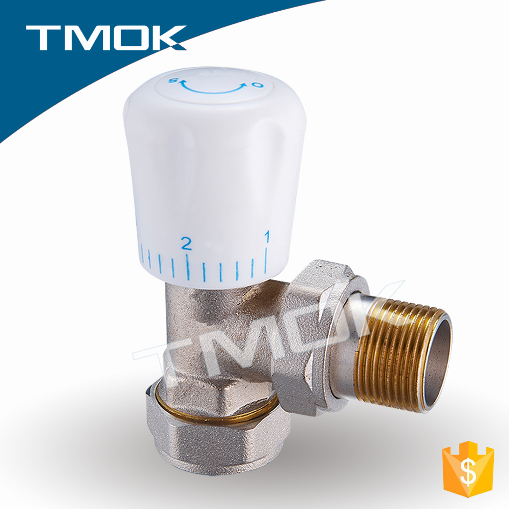 High Quality temperature control valve thermostatic radiator brass safety valve