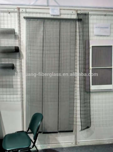 fiberglass door curtain screen in pieces / fiberglass door screen