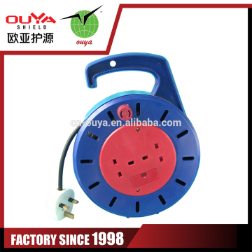 wall mounted uk extension reel retractable cable reel