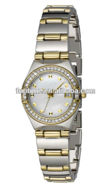 dress fashion watches diamond silver watches for lady