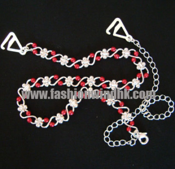 Metal Bra Strap (MFW015) Beaded Bra Strap Accessories