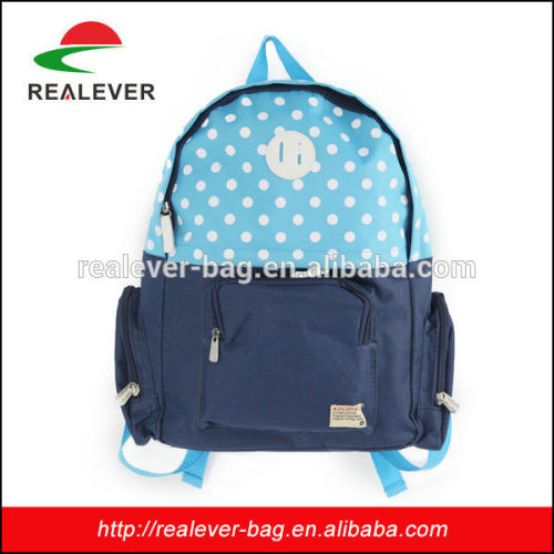 Economic soft canvas cheap school bag