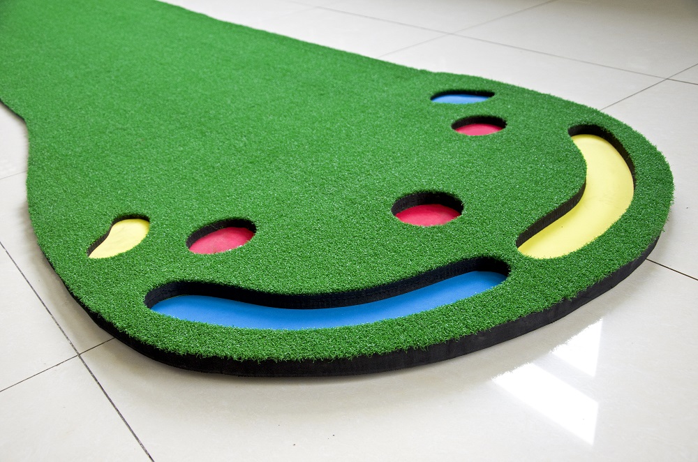 لعبة Boburn Golf Putting Green Golf Mat vs Grass