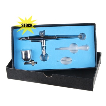 0.3mm 7cc Gravity Side Feed Airbrush Set for Multiple Arts