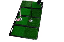 Amazon Portable Dual Turf Golf Practice Mat