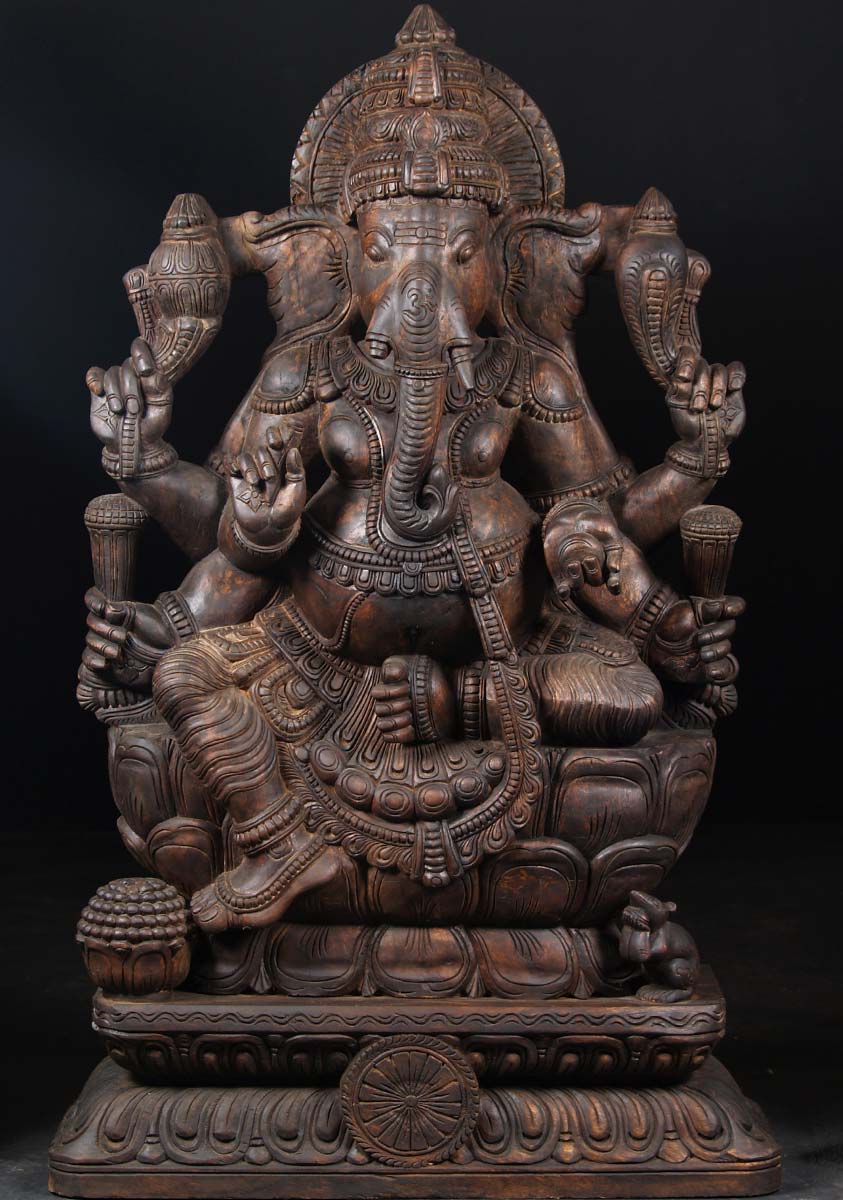 bronze ganesh statue