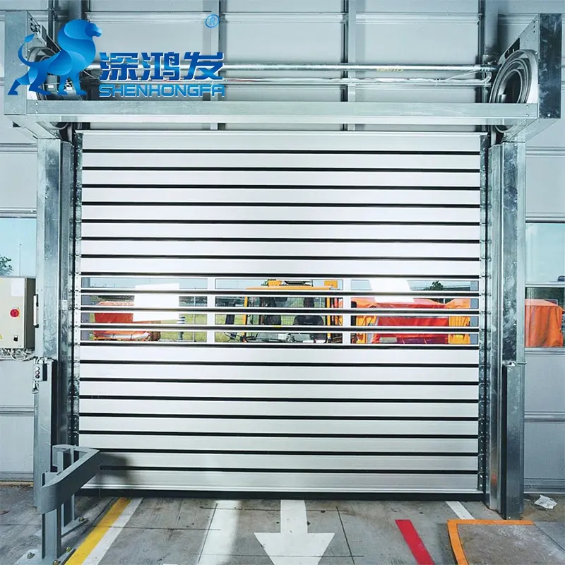 Aluminum high speed door