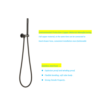 Brushed Gun Metal Handheld Shower Set