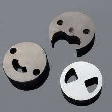 Orifice plate flow restrictor for seat valves