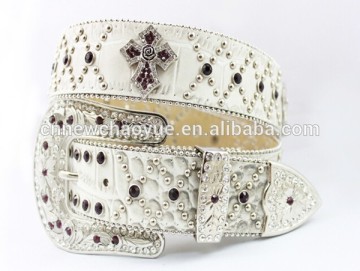 New arrival colorful rhinestone cowgirl belt