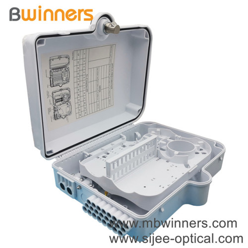 Fibre Plc Junction Box Distribution Box 24 Cores