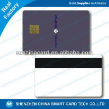 printed plastic pvc contact cr80 smart chip id card