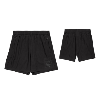 Men's Woven Fabric Sports Shorts With Zipper