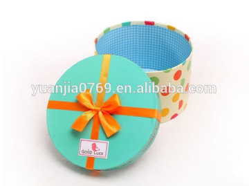 decorative paper round cardboard gift box