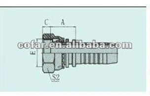 steel Hydraulic Hose Fitting