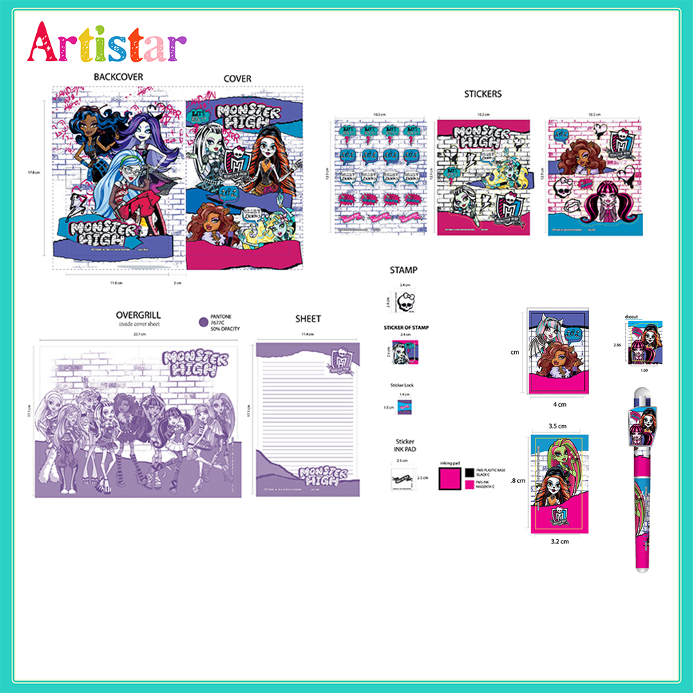 Monster High Carry Art Set 2