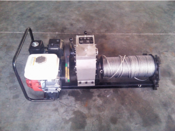 Gasoline Engine Powered Winch 3 Tons with drum and rope/3 ton winch /3 ton petrol powered winch