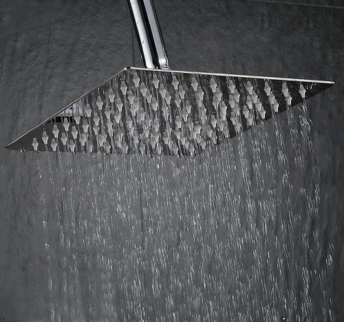 Square Round Stainless Steel Rainfall shower head