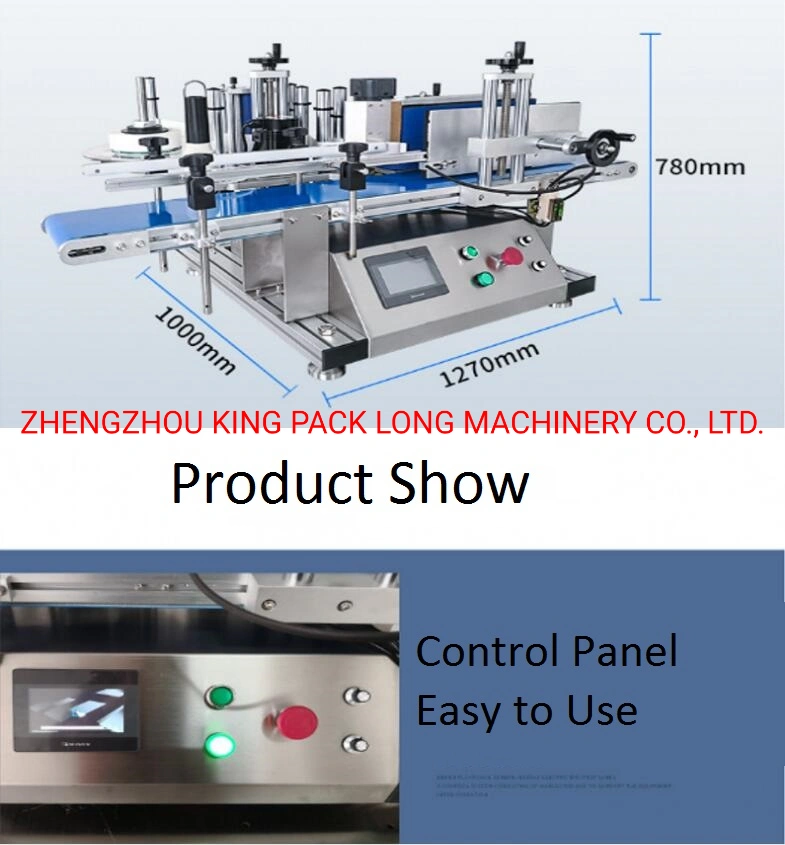 Tabletop Small Vial Sticker Round Bottle Automatic Labeling Machine