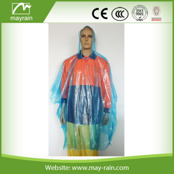 Cheap transparent one time use raincoat