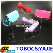 clear acrylic display/acrylic handbag/shoe diaplay