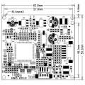 4 inç LCD modülü için video giriş kontrolörü