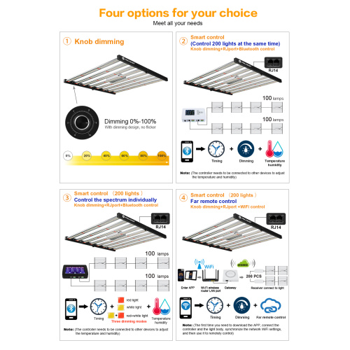 640W plegable planta LED Luz de cultivo Full Spectrum