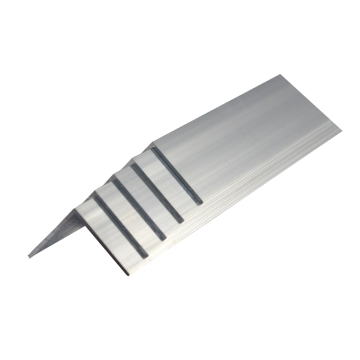 Standard extruded aluminium angle section