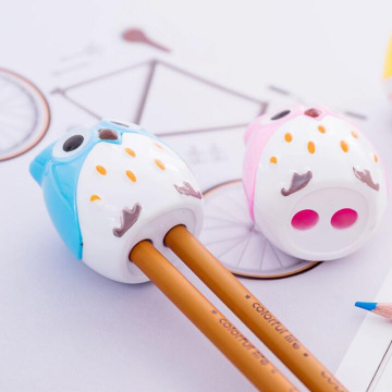 Cartoon Owl Double Hole Pencil Sharpener