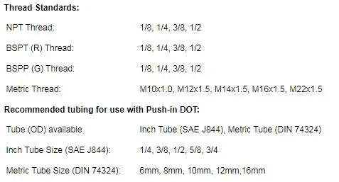 Push in Plug Elbow Composite DOT Push to Connect Air Brake Fittings