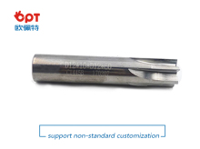 Shaped Carbide straight reamers for steel