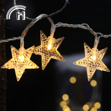 Outdoor LED Christmas Star Night String Lights