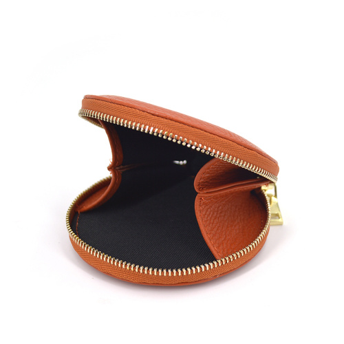 High Quality Luxury Custom Leather Zipper Coin Purse