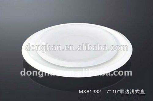 low price porcelain pizza plate