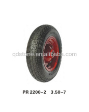 Steel rim wheelbarrow wheels 3.50-7